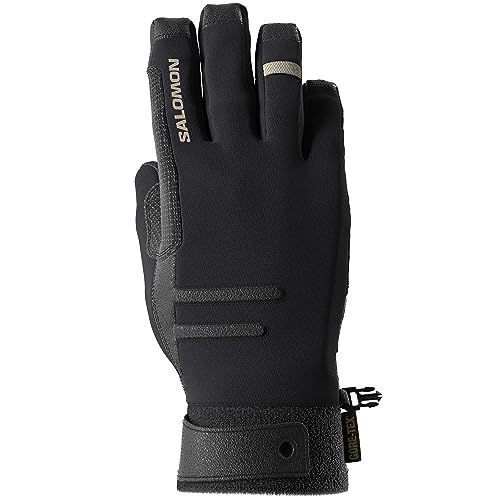 DEEP BLACK/DEEP BLACK_S サロモン(SALOMON) スノーボード・スキーグローブ MTN GORE-TEX GLOVE  UNISEX（マウンテン ゴアテックス グローブ ） ユニセックス LC1901100 S サイズ DEEP BLA