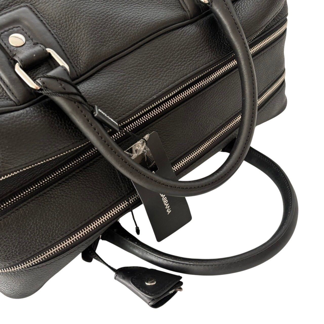 【新品未使用】現行 ドルチェ&ガッバーナ ドルガバ 2WAY ボストンバッグ DOLCE＆GABBANA ドルチェ&ガッバーナ 2wayバッグ 黒 ドルガバ