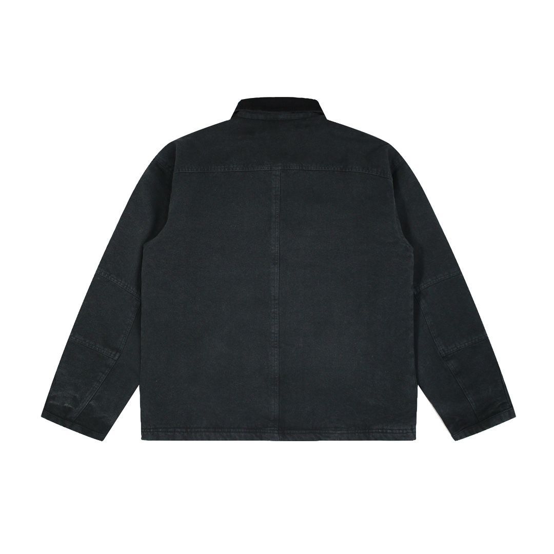 Stussy Washed Canvas Shop Jacke Gジャン デニムジャケット 