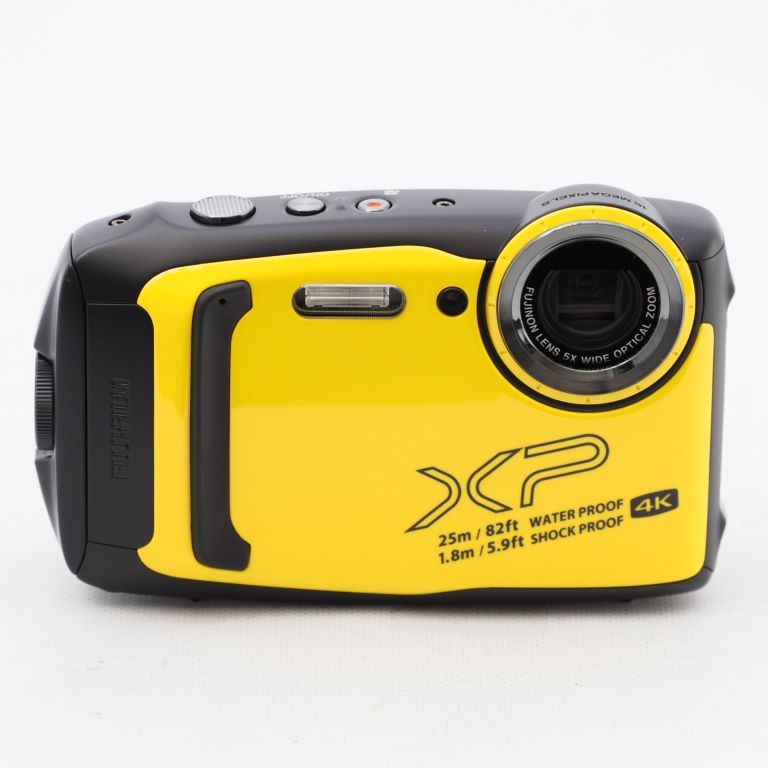 FUJIFILM フジフイルム 防水カメラ XP140 イエロー FX-XP140Y - カメラ ...