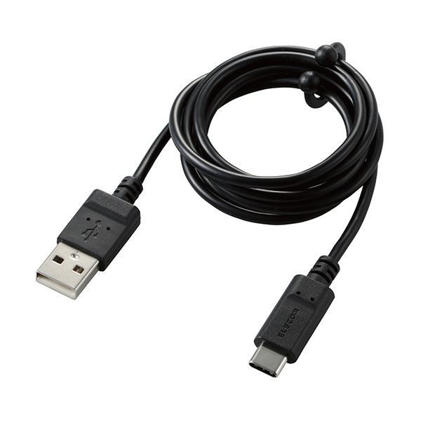 まとめ エレコムまとまるUSB Type-C USB-C ケーブル A-C PD非対応 ブラック 1.0m RoHS指令準拠 10物質 MPA-MAC10NBK 1本 ×3セット