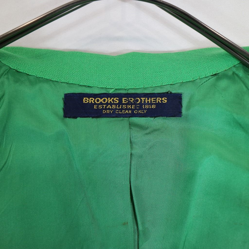 古着 Brooks Brothers テーラードジャケット ダークグリーン 中古・古着通販】BROOKS BROTHERS (ブルックスブラザーズ