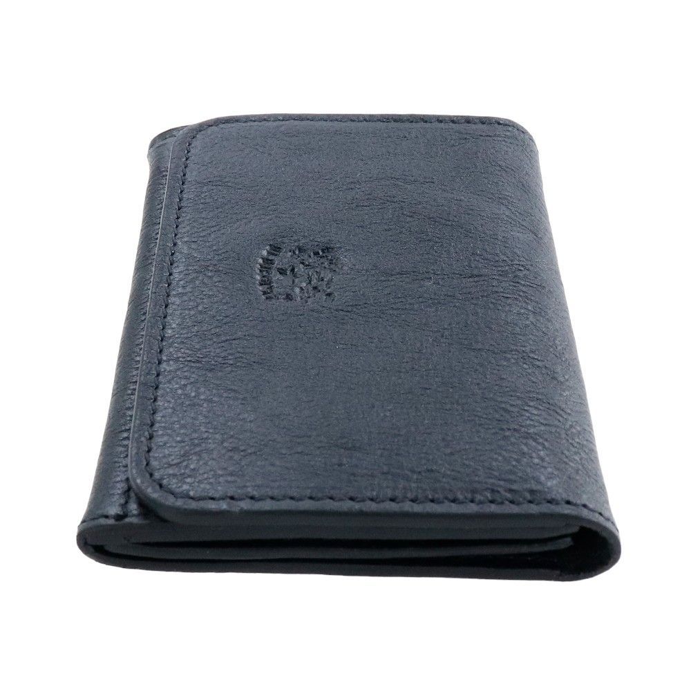 イルビゾンテ カードケース 名刺ケース パスケース IL BISONTE CARD CASE SCC004 PO0001 BK116X BLACK ブラック レザー 本革 IDケース スマートウォレット