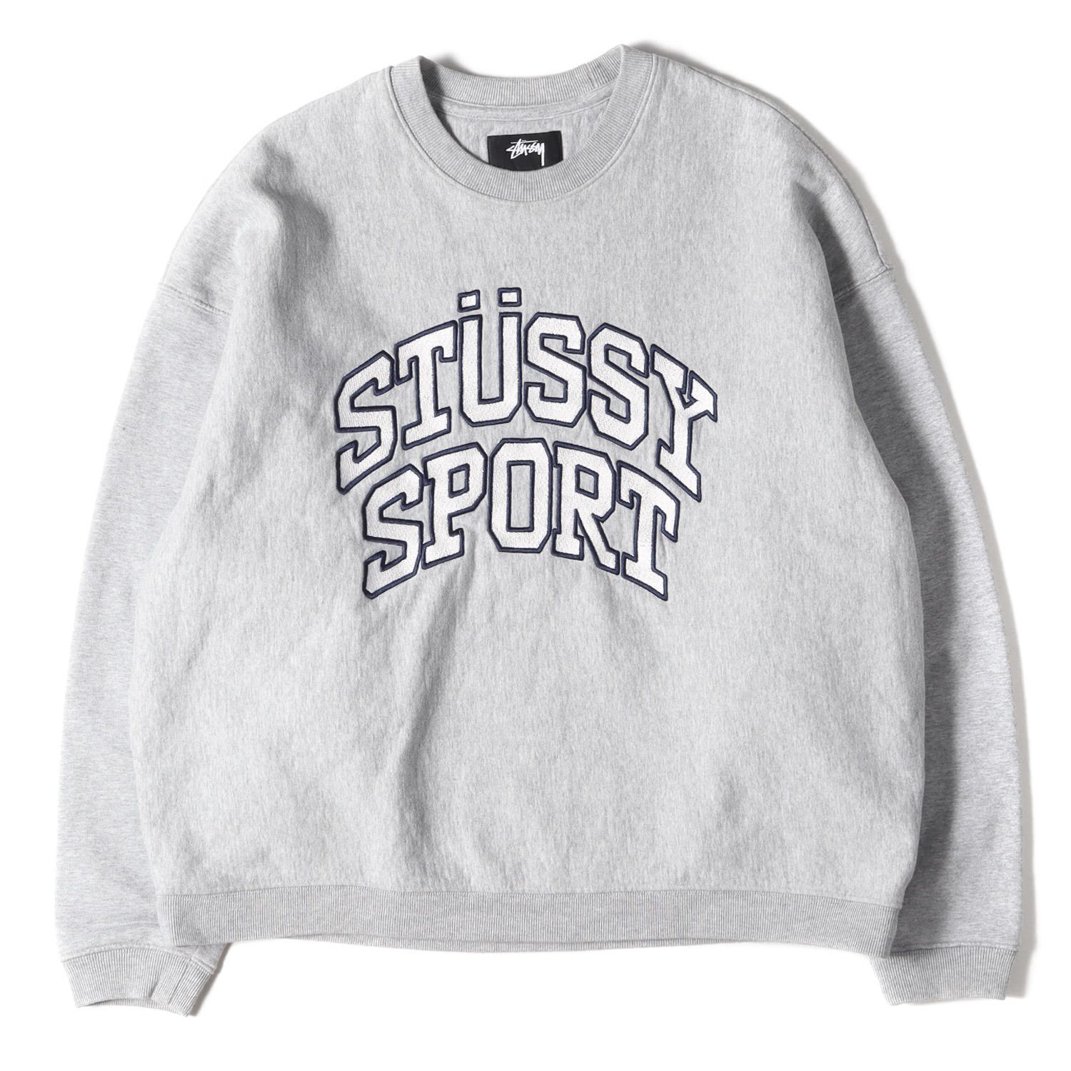 stussy sports】トレーナー 水色 刺繍ロゴ 人気モデル 22AW - 通販 ...