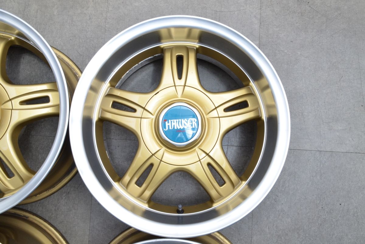 良好品 HAWSER PARAMOUNT 17in 8.5J -10 PCD139.7 4本セット マイナスオフセット プラド ハイラックス サーフ SPEEDLINE製 深リム FFCRYSTALESIA_COM