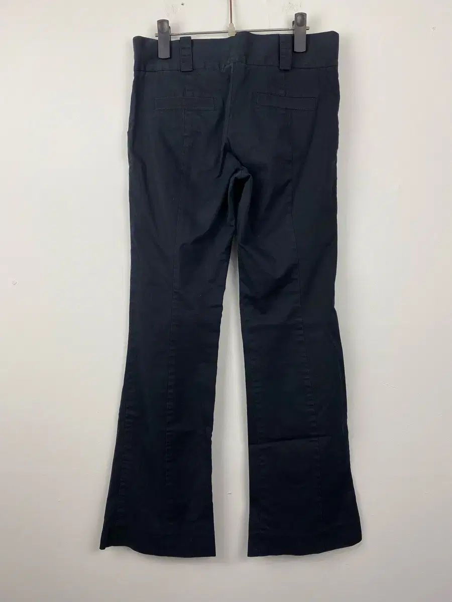 Jil Sander ジルサンダー 黒 パッティング ラッパ コットン パンツ 36