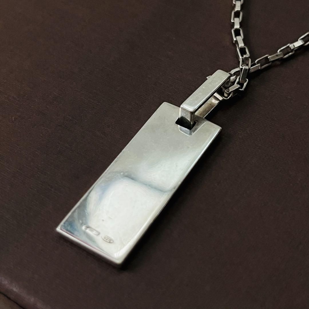 GUCCI グッチ G刻印 Gモチーフ スクエア ネックレス ペンダント