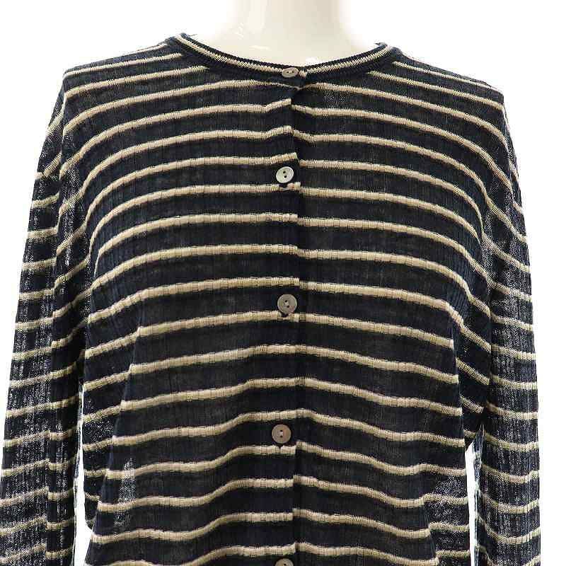 セオリー Theory 25SS ネオ サグ ハーバー クロップド カーディガン Neo Sag Harbor Cropped Cardigan S 紺 ネイビー セオリー Theory 25SS ネオ サグ ハーバー クロップド