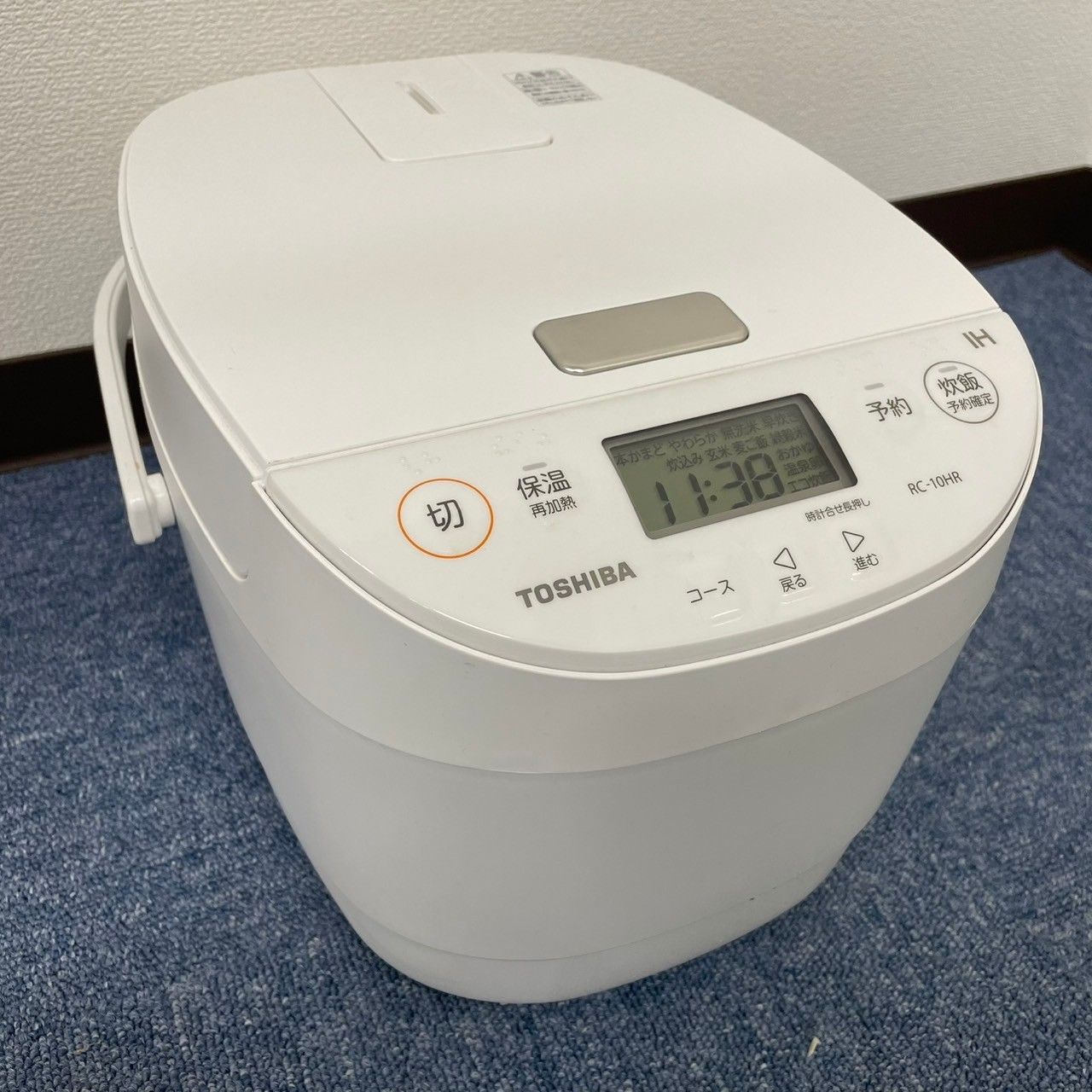 TOSHIBA◇炊飯器 RC-10HR(W) TOSHIBA RC-10HR 炊飯器 最大5.5合 東芝