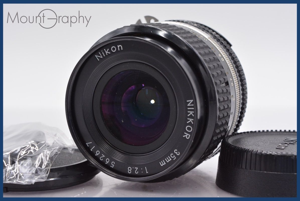 良品】Nikon Ai NIKKOR 35mm F2.0＋SL-39フィルター