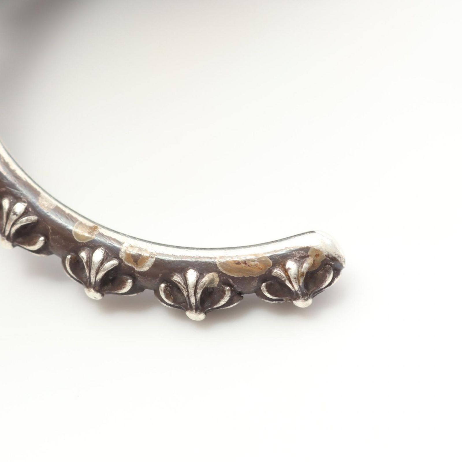 クロムハーツ クロスバンド バングル シルバー925 中古】 CHROME HEARTS クロムハーツ ダブルIDブレスレット