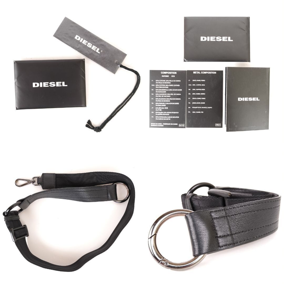 デニム×レザーストリート✨】 DIESEL デニム ハンドバッグ デニム×レザーストリート✨】 DIESEL デニム ハンドバッグ