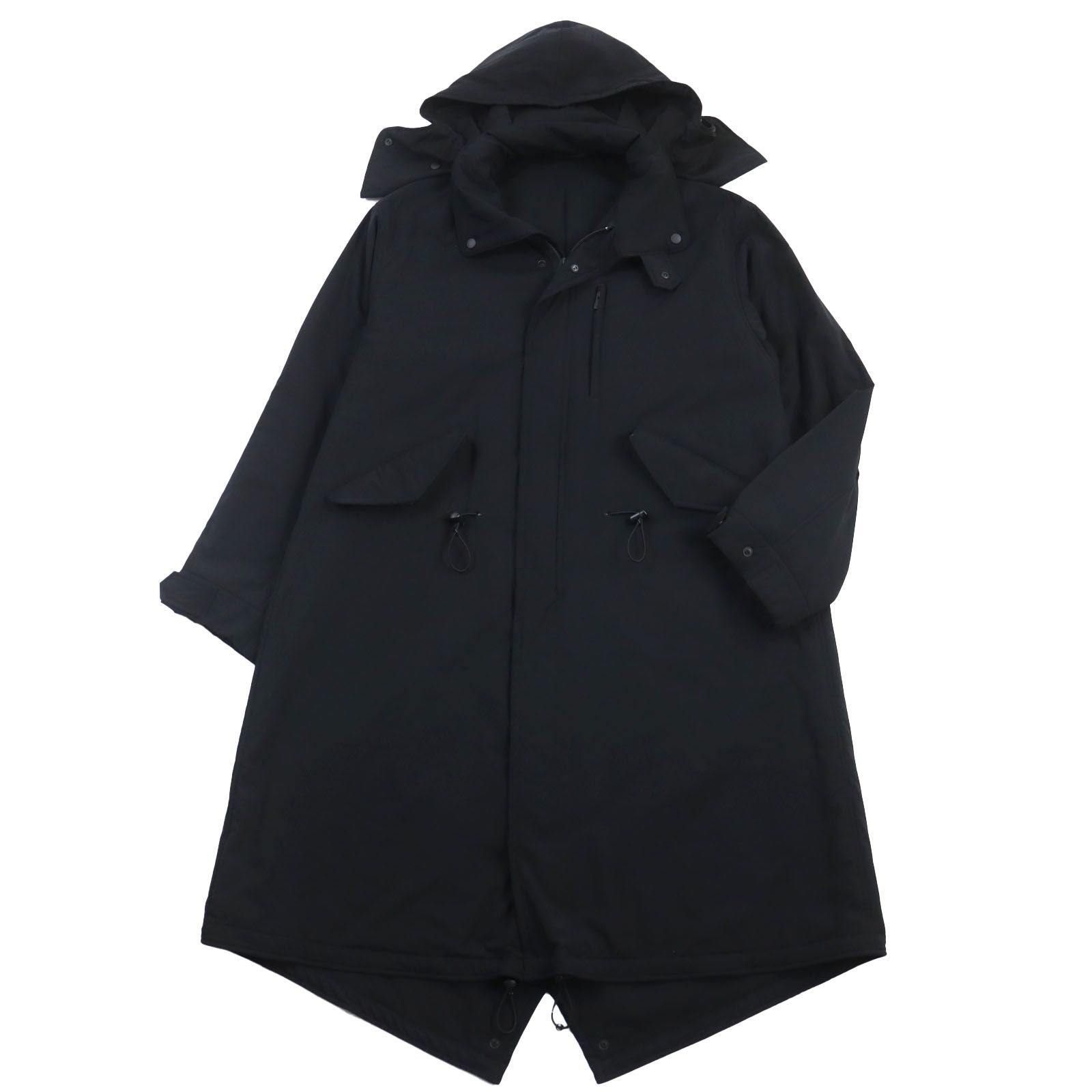 極美品○Yohji Yamamoto POUR HOMME ヨウジヤマモトプールオム 20AW HR-C10-901 左胸片玉P付きモッズコート  中綿入り フィッシュテール モッズコート ロングコート ブラック 2 日本製 正規品 メンズ - メルカリ