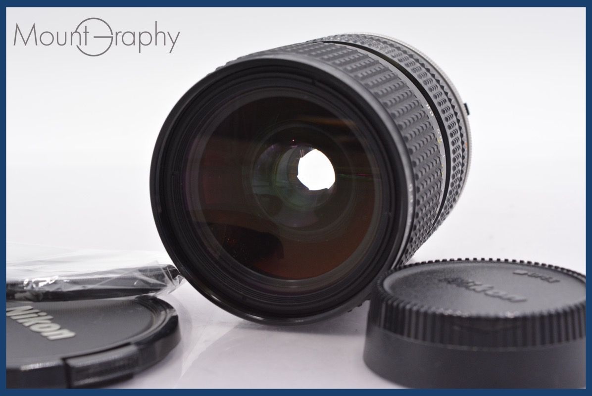 上 ニコン Nikon Zoom-NIKKOR 28-85mm F3.5-4.5 Ai-S 前後キャップ-レンズフィルター付 完動 同梱可 mj4927