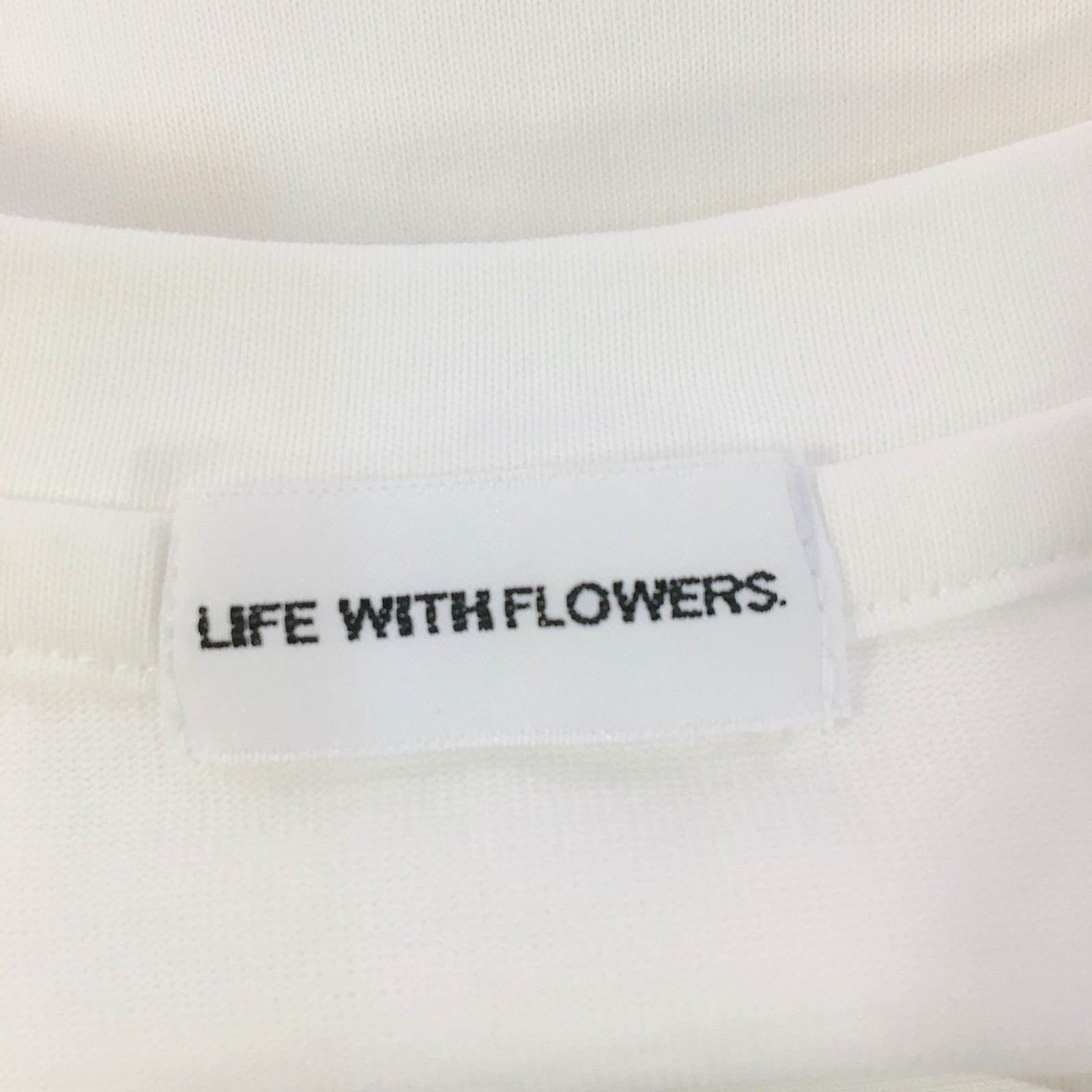 LIFE WITHFLOWERS. ライフウィズフラワーズ Tシャツ カットソー 白 五