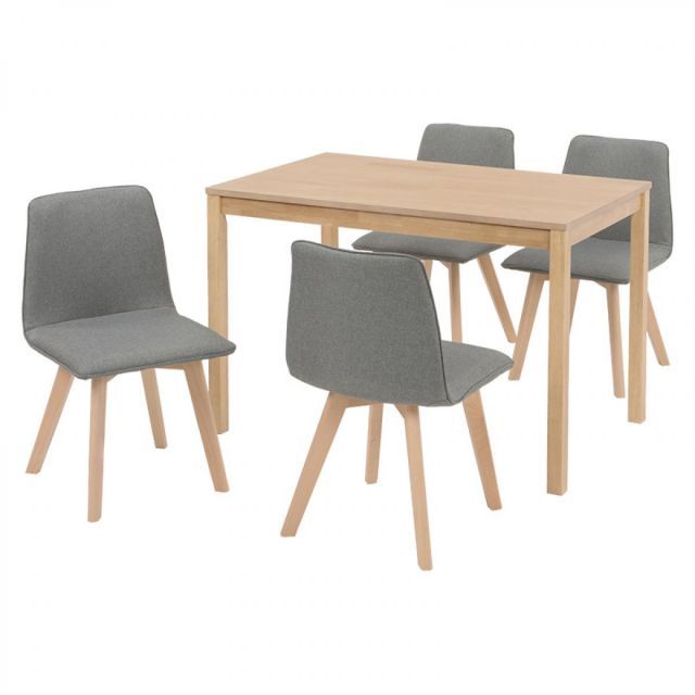 萩原 Hagihara SH-8618LNT-GY-5S ダイニング５点セット 新生活 インテリア 家具おしゃれ