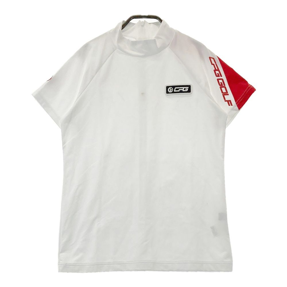 サイズ：3 CPG GOLF シーピージーゴルフ モックネック半袖Tシャツ