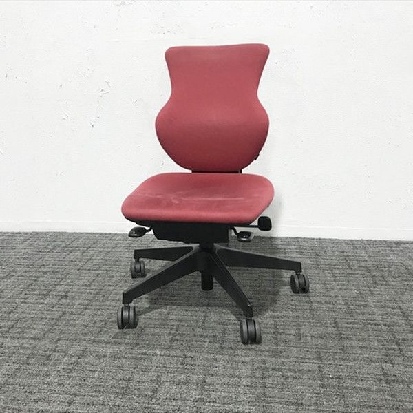 オフィスチェア カシコ シェルタイプ イトーキ ラズベリーレッド