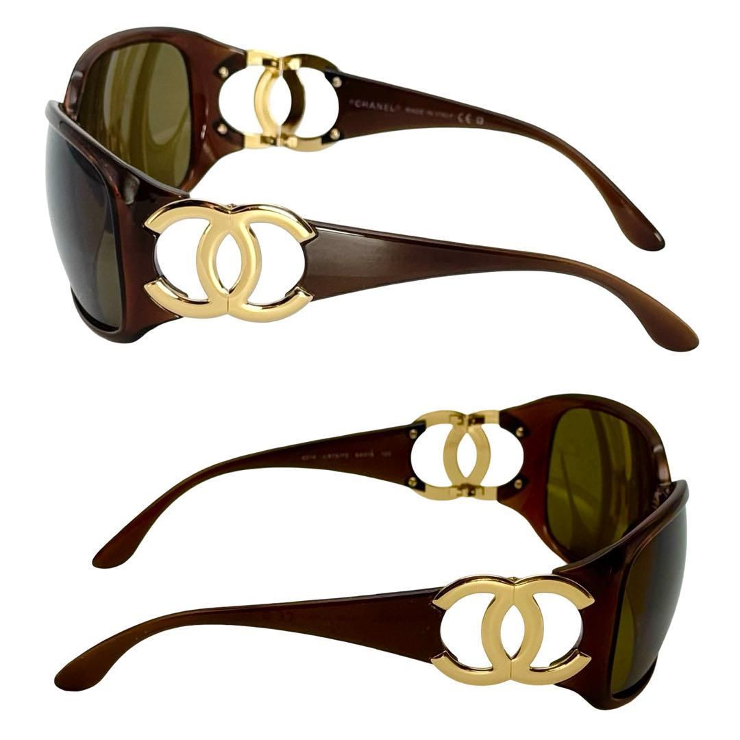 CHANEL シャネル ココマーク 6014 c.879/73 ブラウン ゴールド