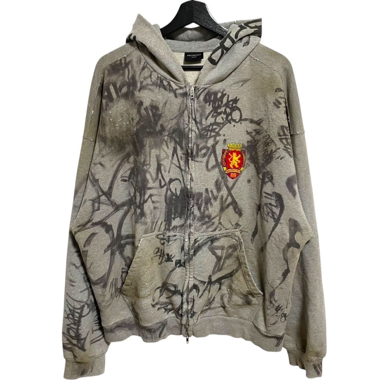 【BALENCIAGA】スケーター フーディ BALENCIAGA】23SS SKATER HOODIE GRAFFITI PAINT バレンシアガ