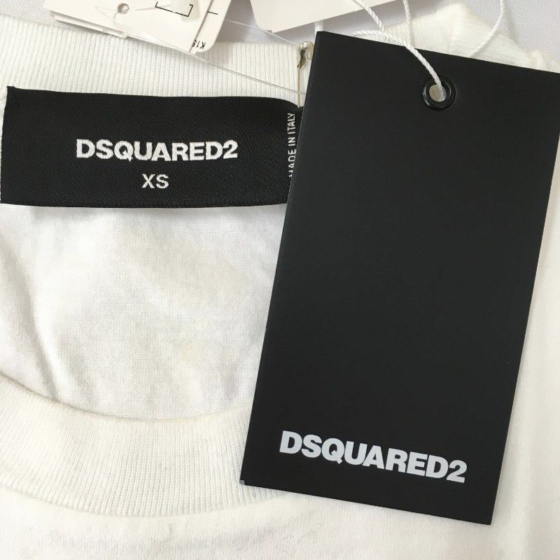 04881】 新古品 DSQUARED2 ディースクエアード 長袖Tシャツ ロンT