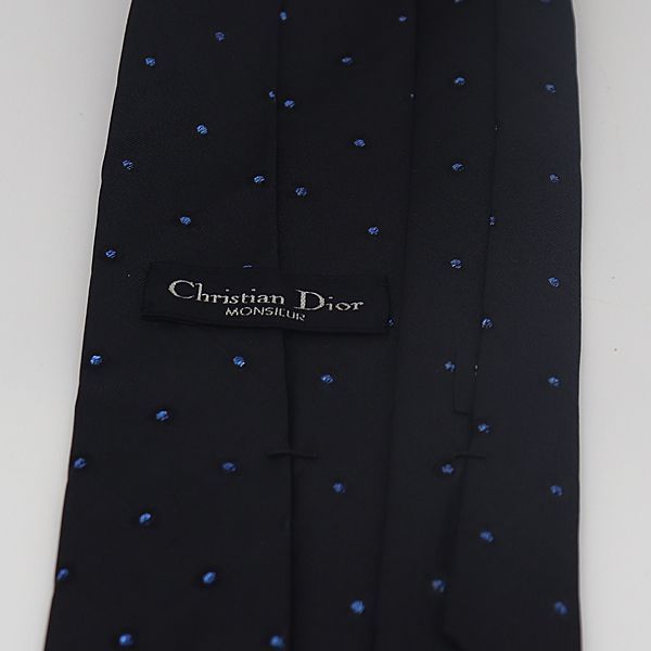 クリスチャンディオール　ネクタイ　ブラック　シルク DIOR | ネクタイ カナージュ シルク