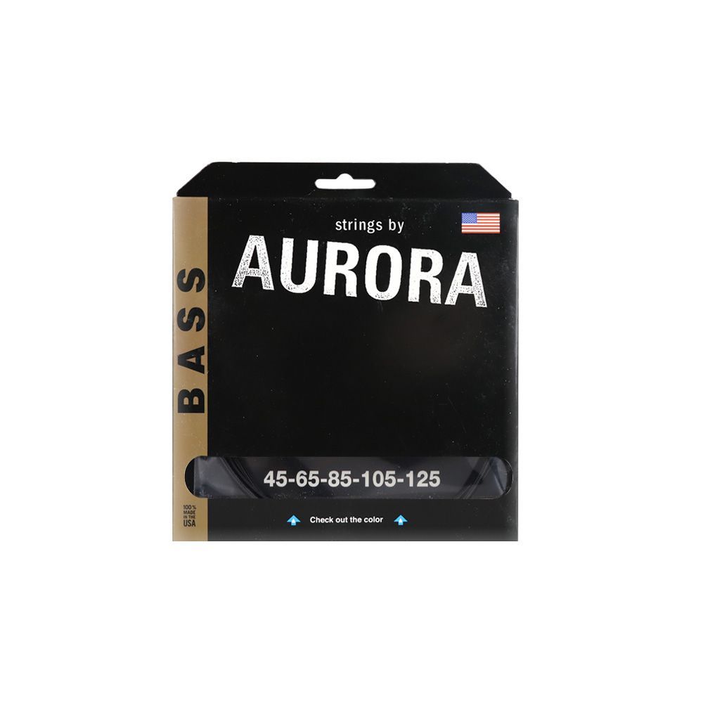 Aurora オーロラ 5弦ベース弦 45-125 -黒
