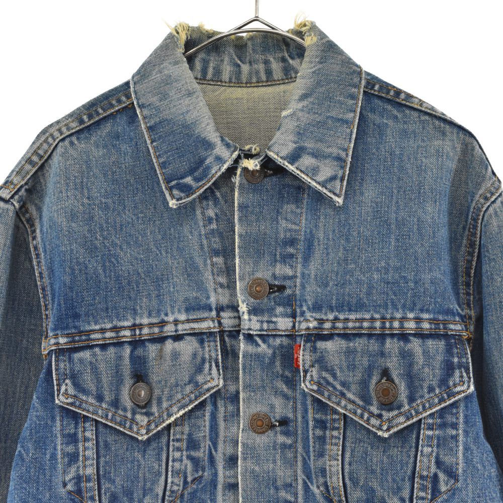 【Levi’s】70505 60s USA製 BIGE 不均等V ヴィンテージ 60年代 60s アメリカ製 リーバイス Gジャン ジージャン