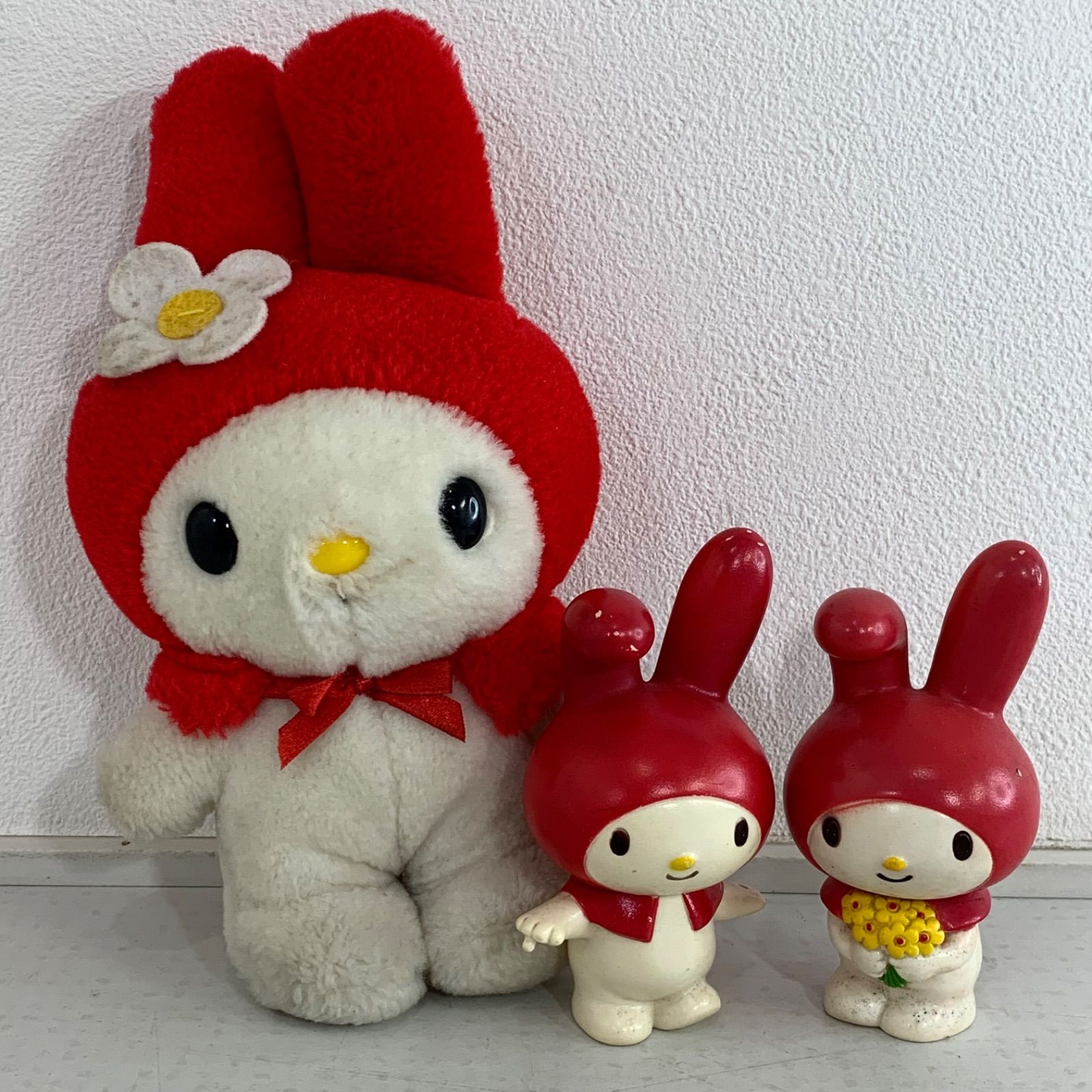 昭和レトロ マイメロ サンリオ ぬいぐるみ 貯金箱 非売品 マイメロディ