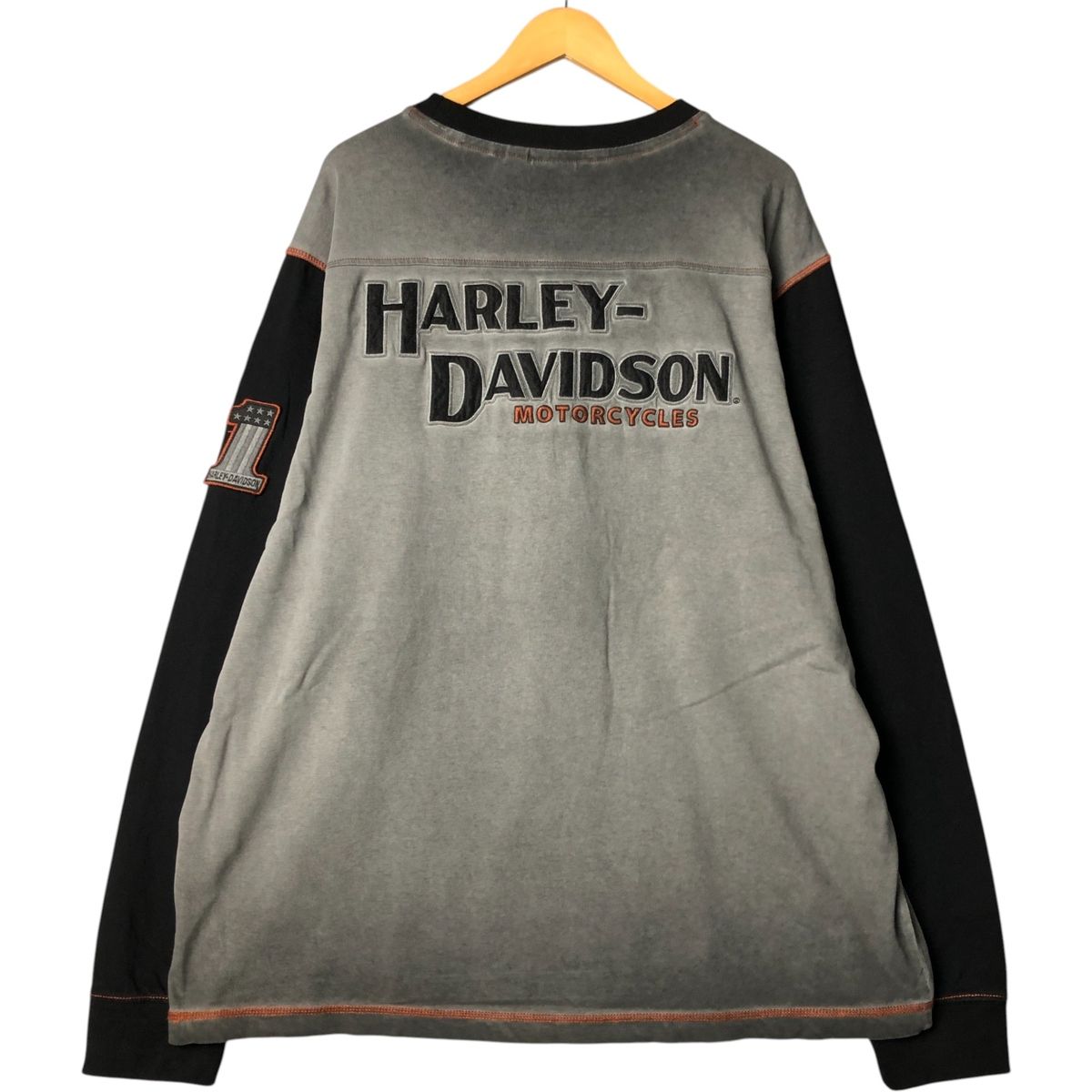 古着 00年代 ハーレーダビッドソン Harley-Davidson ロングTシャツ ロンT メンズXXL相当 eaa576363