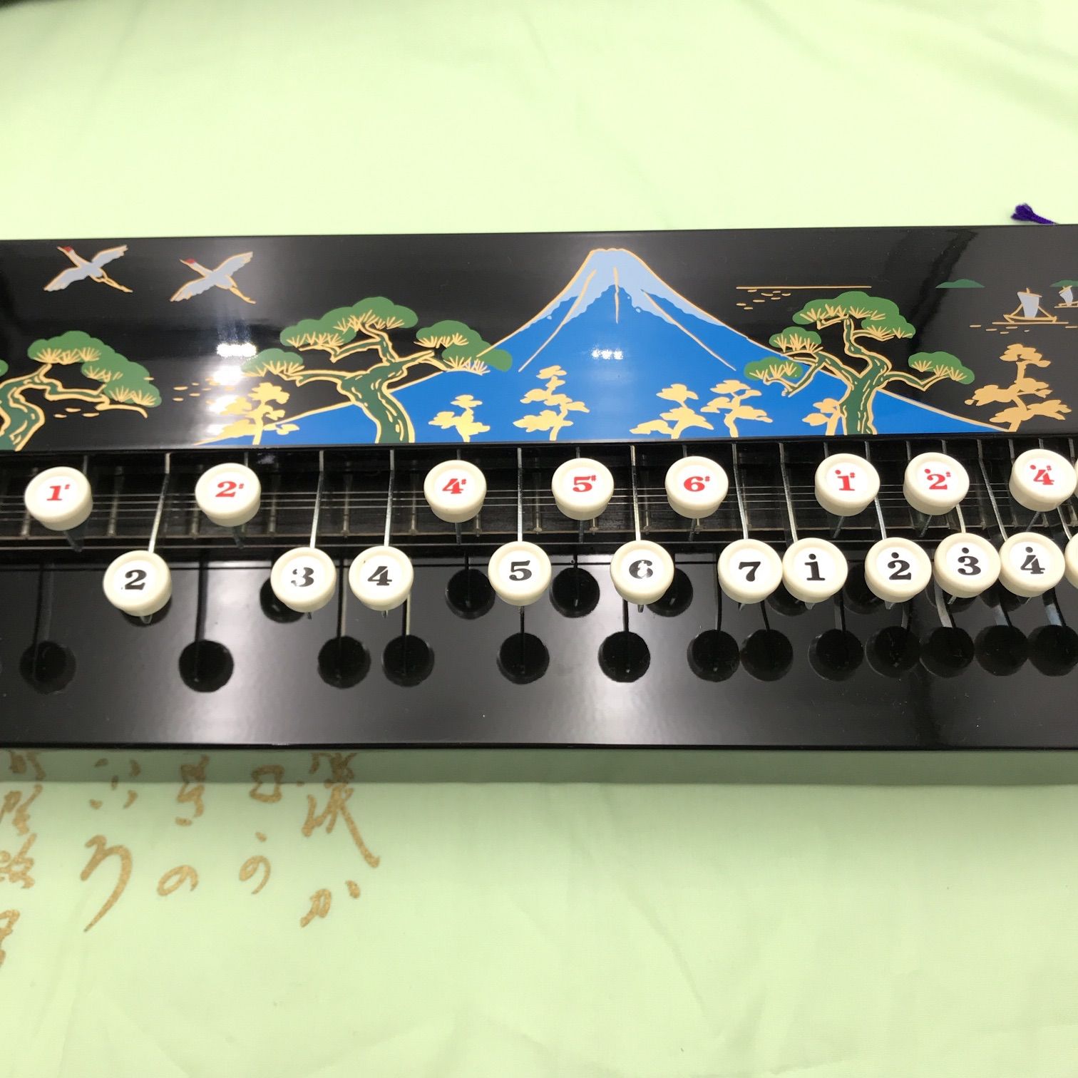 大正琴 古賀政男 ハードケース入り レトロ 和楽器 昭和 弦楽器 趣味