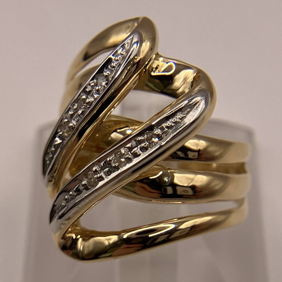 ヴィンテージ ゴールド 金 リング 指輪 11号 ヴィンテージ