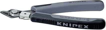 クニペックス KNIPEX 7871-125ESD エレクトロニクス スーパーニッパー