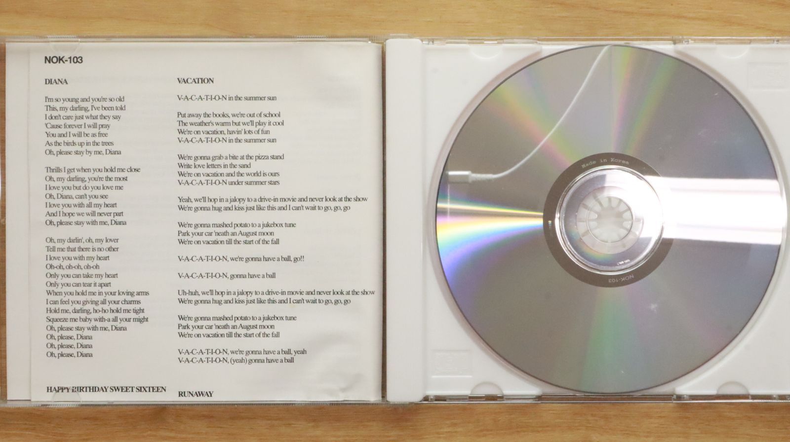 1993 VINTAGE PRESENT,オムニバスCDアルバム 1993 VINTAGE PRESENT