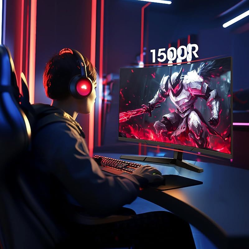 カラーディスプレイユニット ゲーミングモニター ワイドモニター KOORUI KOORUI ゲーミングモニター 27インチ 165Hz FHD VAパネル 1ms