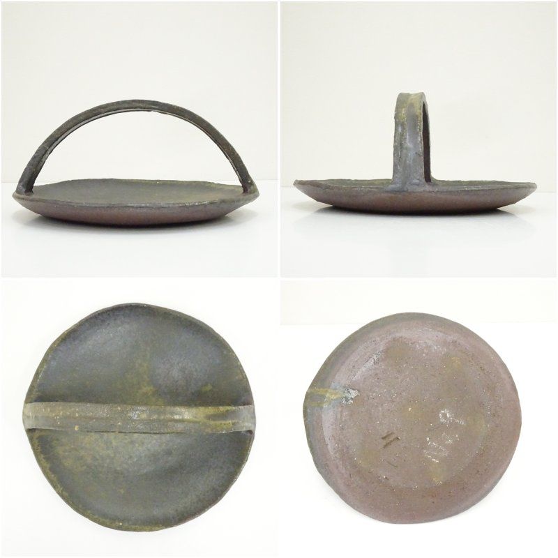 越前焼 西浦武造 手付鉢 共箱 食器 おしゃれ アンティーク レトロ 和食 和風 丼 器 小鉢 中鉢 料理 来客 居酒屋 旅館 カフェ SKLAD-KIRPICHA_RU