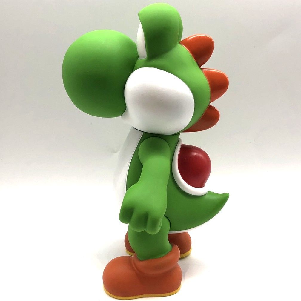 ☆スーパーマリオDX ソフビフィギュア ファイアマリオ ルイージ