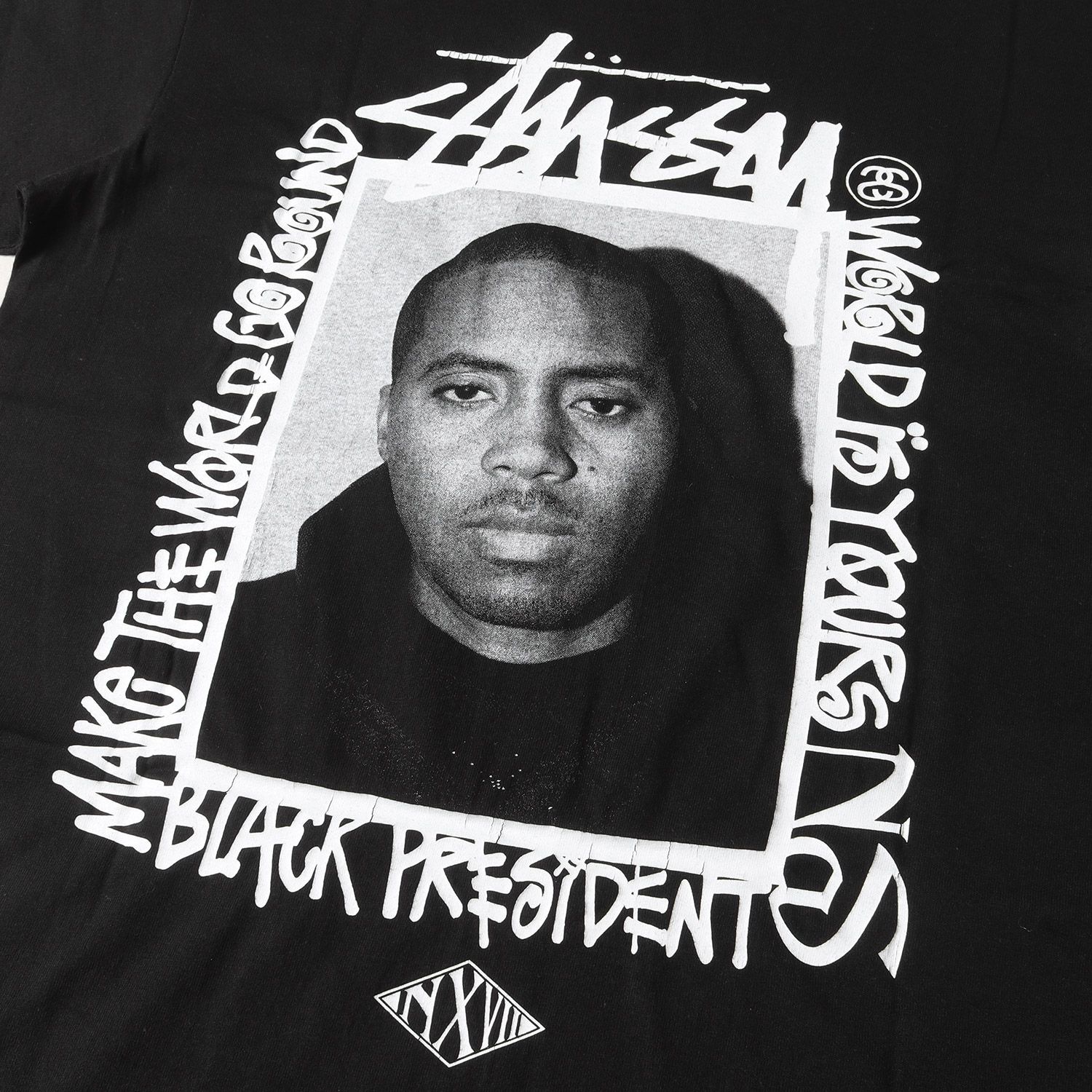 STUSSY ステューシー Tシャツ サイズ:M 00s NEXUS 7 NAS 原宿チャプト 