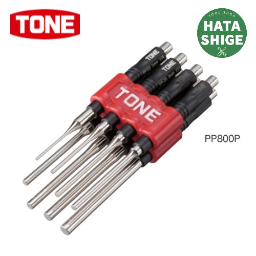 TONE トネ ピンポンチ8本セット(ホルダー付き) PP800P　ピンポンチセット