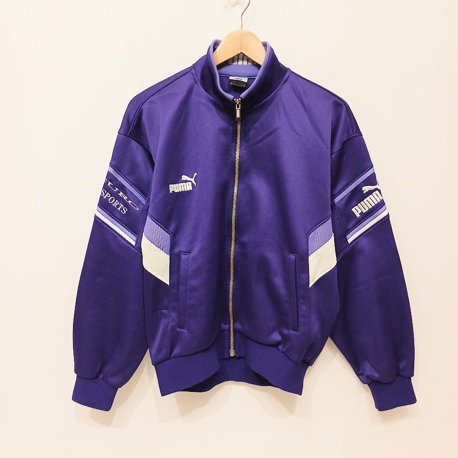 90s OLD オールド PUMA プーマ トラックジャケット ジャージ パープル 