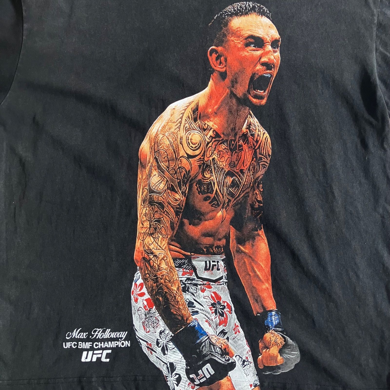 【新品・タグ付き】UFC公式 マックスホロウェイTシャツ Mサイズ 川口春奈着用 川口春奈 着用 マックス・ホロウェイ Tシャツ UFC XL Max