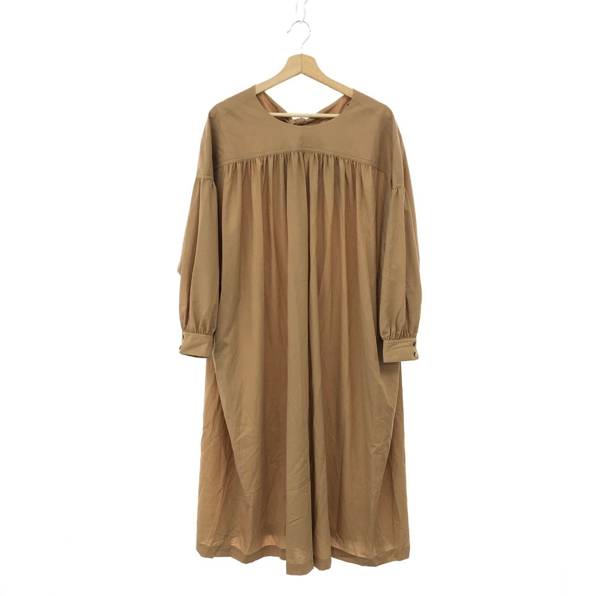 mina perhonen taba カットソー ロング ワンピース 38 ミナペルホネン taba カットソーワンピース - ミナペルホネン
