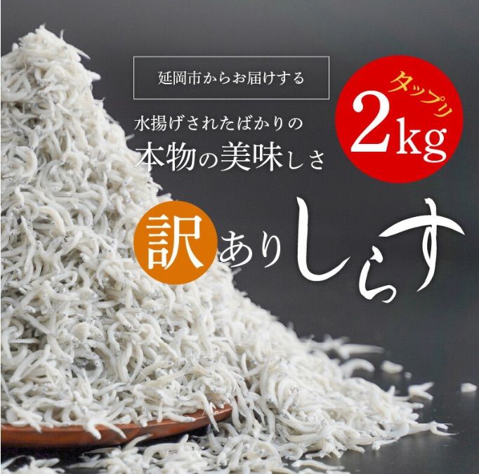 訳あり しらす 2kg 新物 メガ盛り 宮崎県産 しらす丼 しらすトースト カルシウム-2