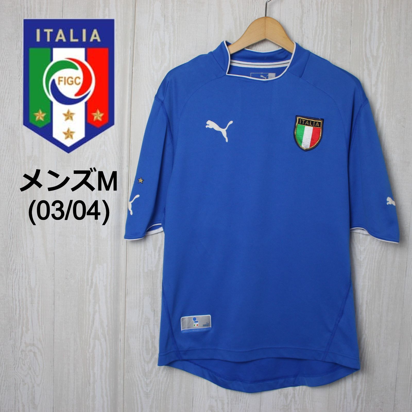 【海外輸入】イタリア代表 サッカーユニフォーム 2003/04 Mサイズ