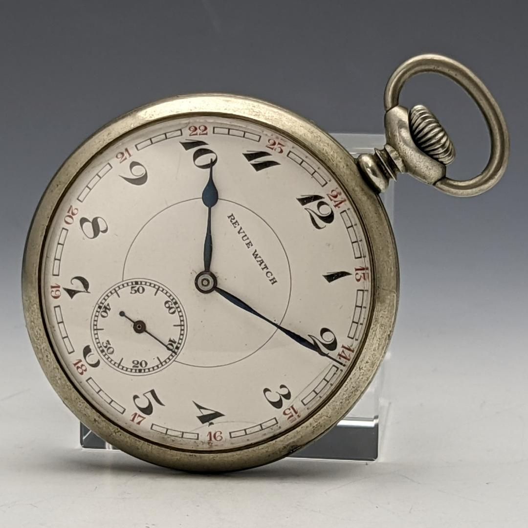1899年頃 英国アンティーク ハート形純銀製懐中時計ホルダ REVUE懐中時計 メルカリShops