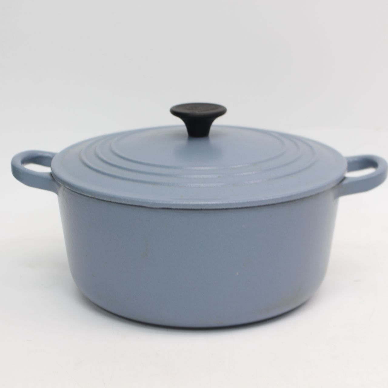 522)LE CREUSET 22cm 両手鍋 ラベンダー ルクルーゼ ココットロンド