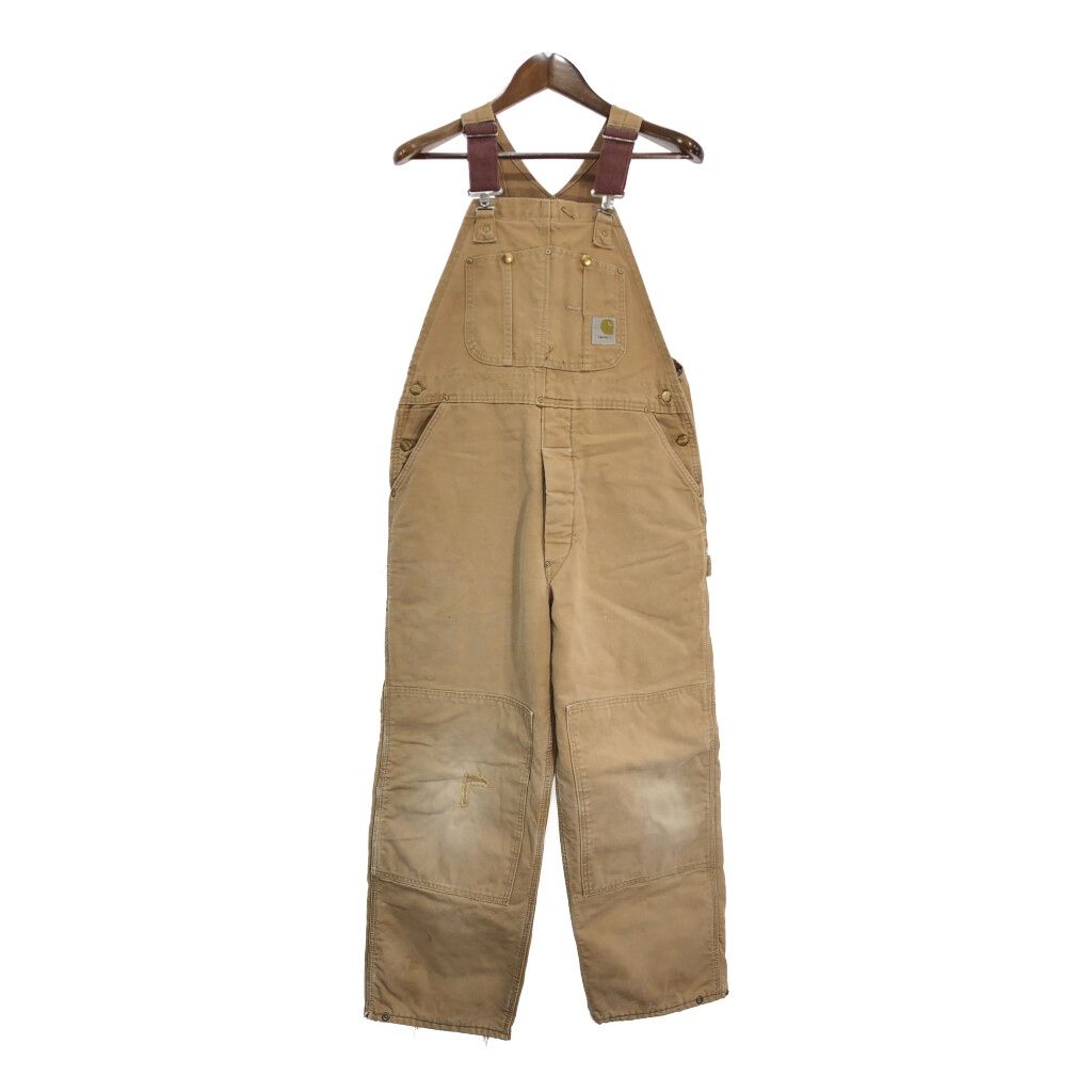 カーハート　70年代オーバーオール40×30 carhartt - カーハート 70s USA製 ヴィンテージ プリントタグ