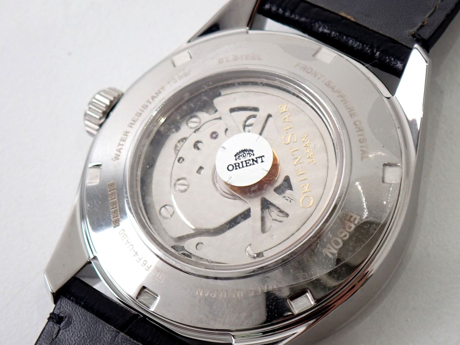 【1円】【新品正規品】ORIENTオリエントメンズCLASSICクラシックアンティークレトロレザー革希少ホワイト白ビジネスメンズ腕時計プレゼント オリエントスター クラシック セミスケルトン