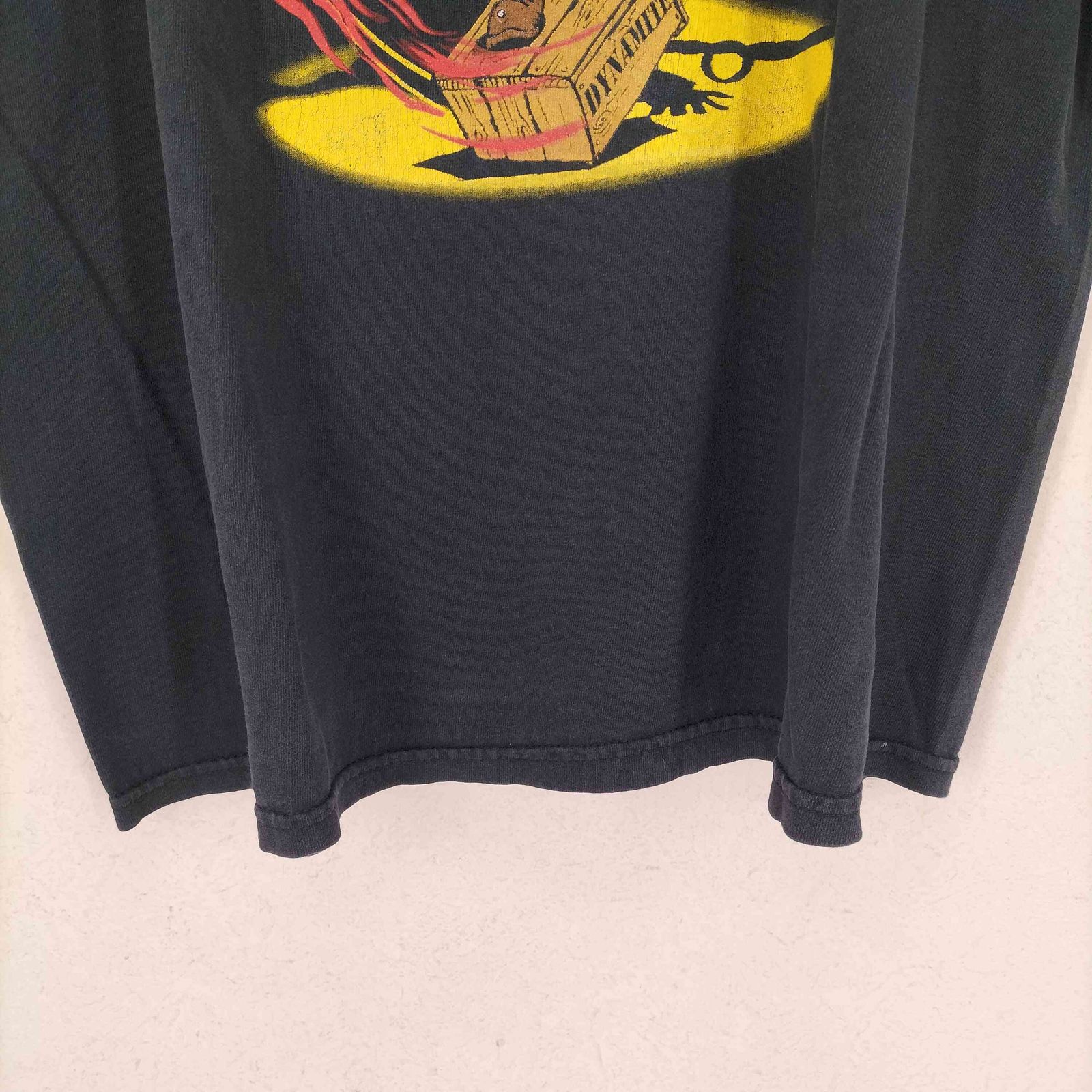 DELTA PRO WEIGHT(デルタプロウェイト) 90s フロントプリントクルーネックバンドTシャツ メンズ JPN：XL 【中古】【ブランド古着バズストア】 デルタプロウェイト DELTA PRO WEIGHT 90s フロントプリントクルー