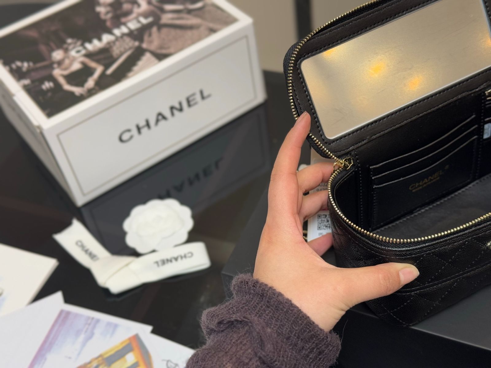 CHANEL 箱 楽天市場】【単品購入可】□CHANEL シャネル 専用箱 □縦：11cm